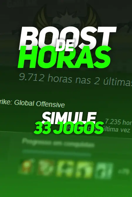 Boost De Horas Em Jogos Steam - DFG